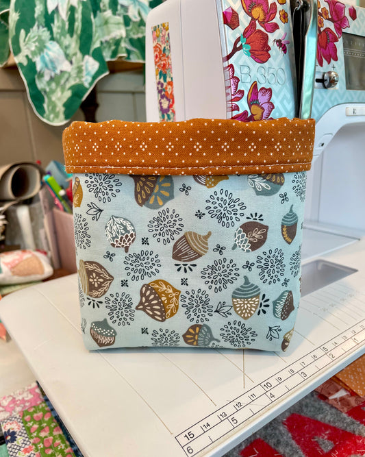 Acorn Fabric Bucket