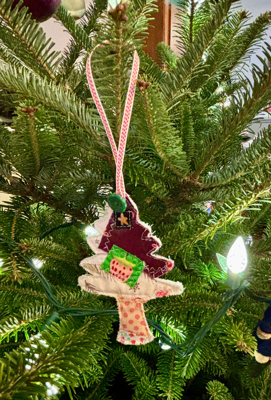 Handmade Christmas Tree Ornament Strawberry