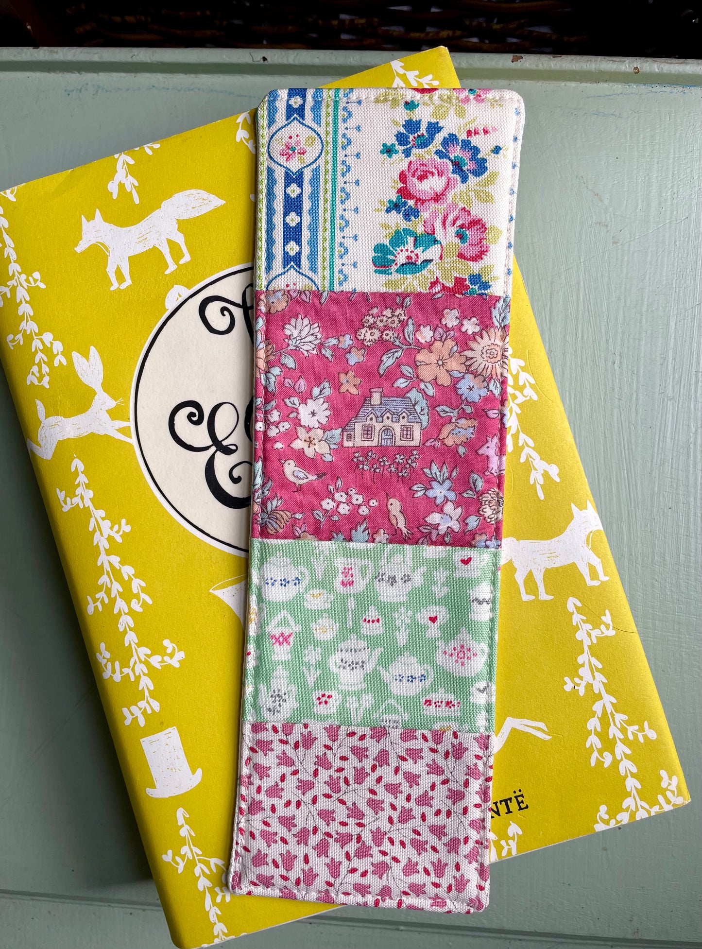 Country House and Teapots Bookmark