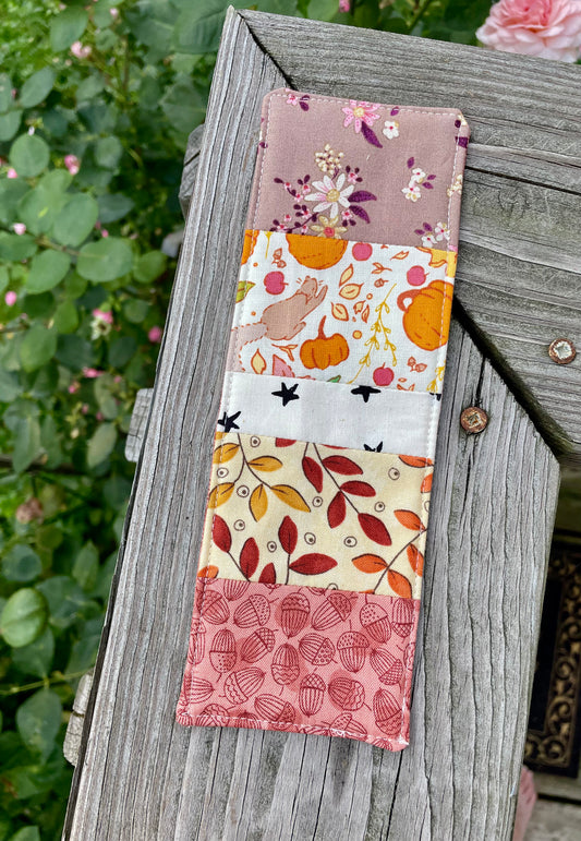 Acorns and Pumpkins Bookmark