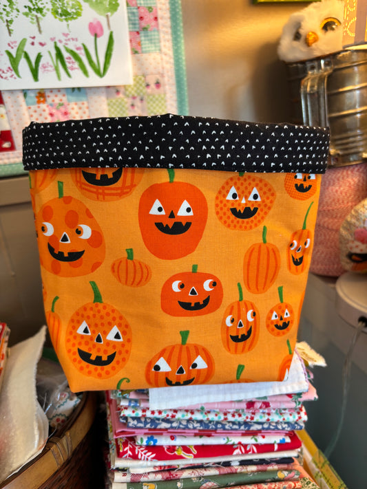 Orange Pumpkin Bucket