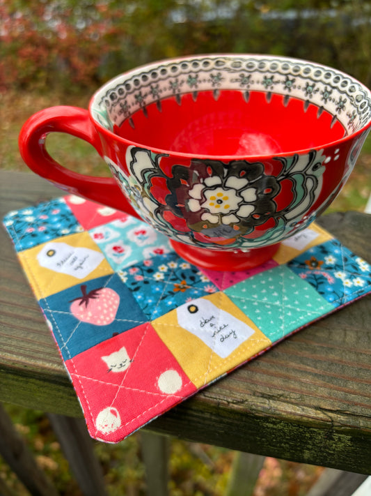 Patchwork Mug Rug