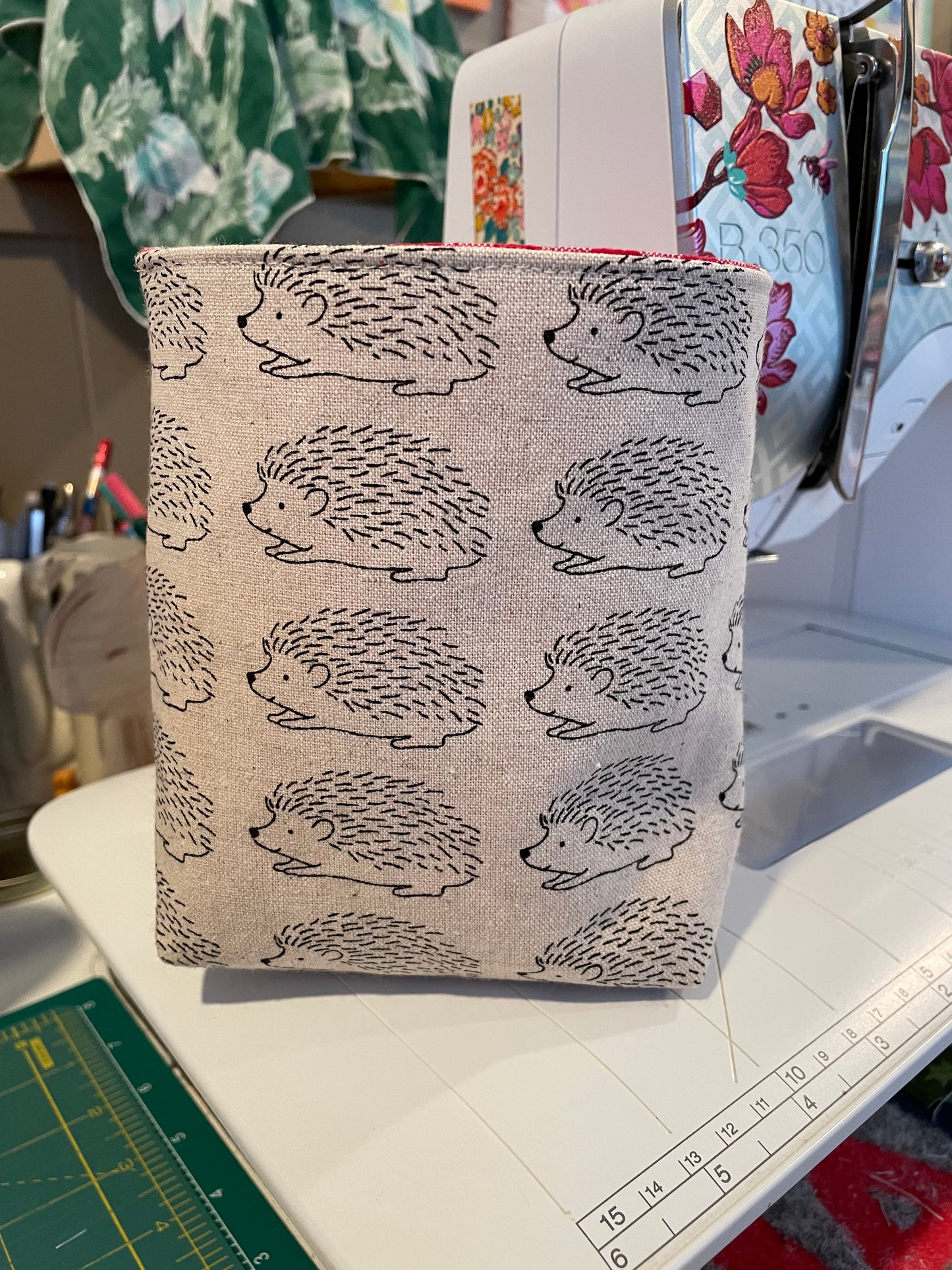 Hedgehog Fabric Bucket