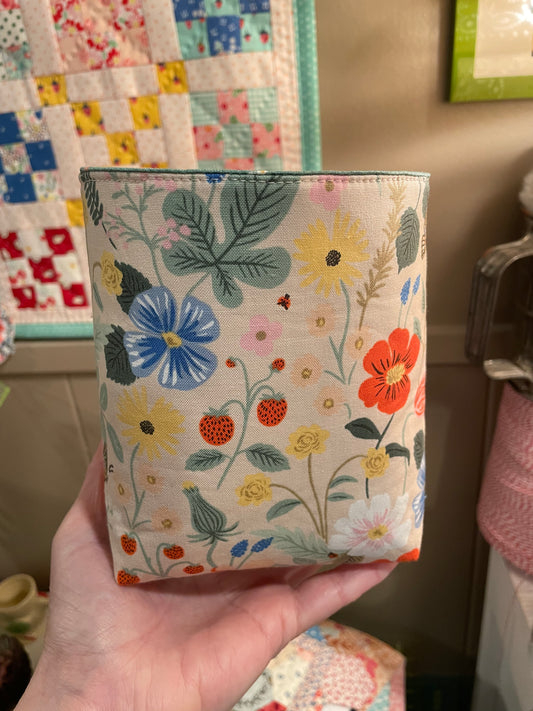 Botanical Fabric Bucket