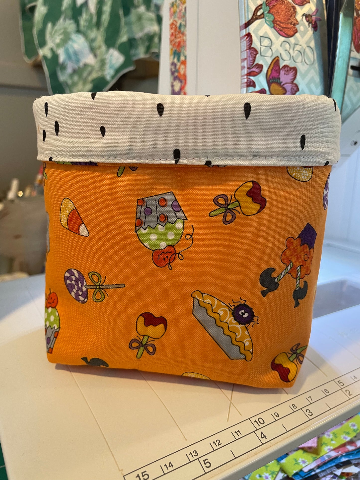 Halloween Fabric Bucket