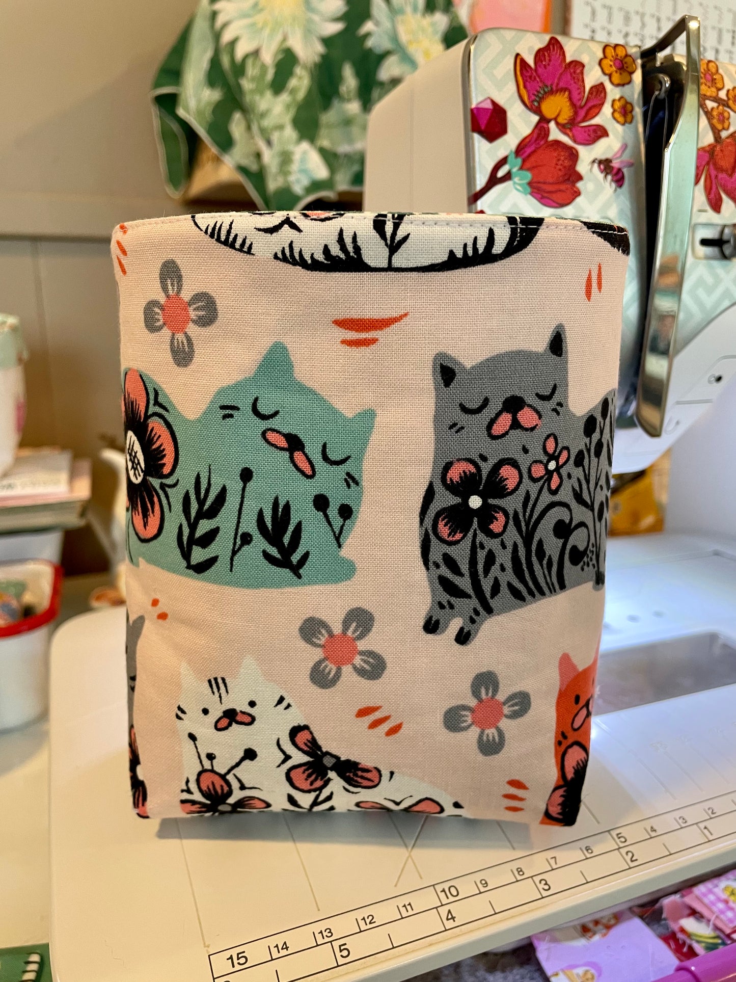 Cats Fabric Bucket