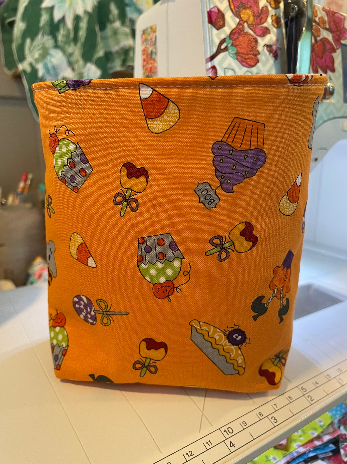 Halloween Fabric Bucket