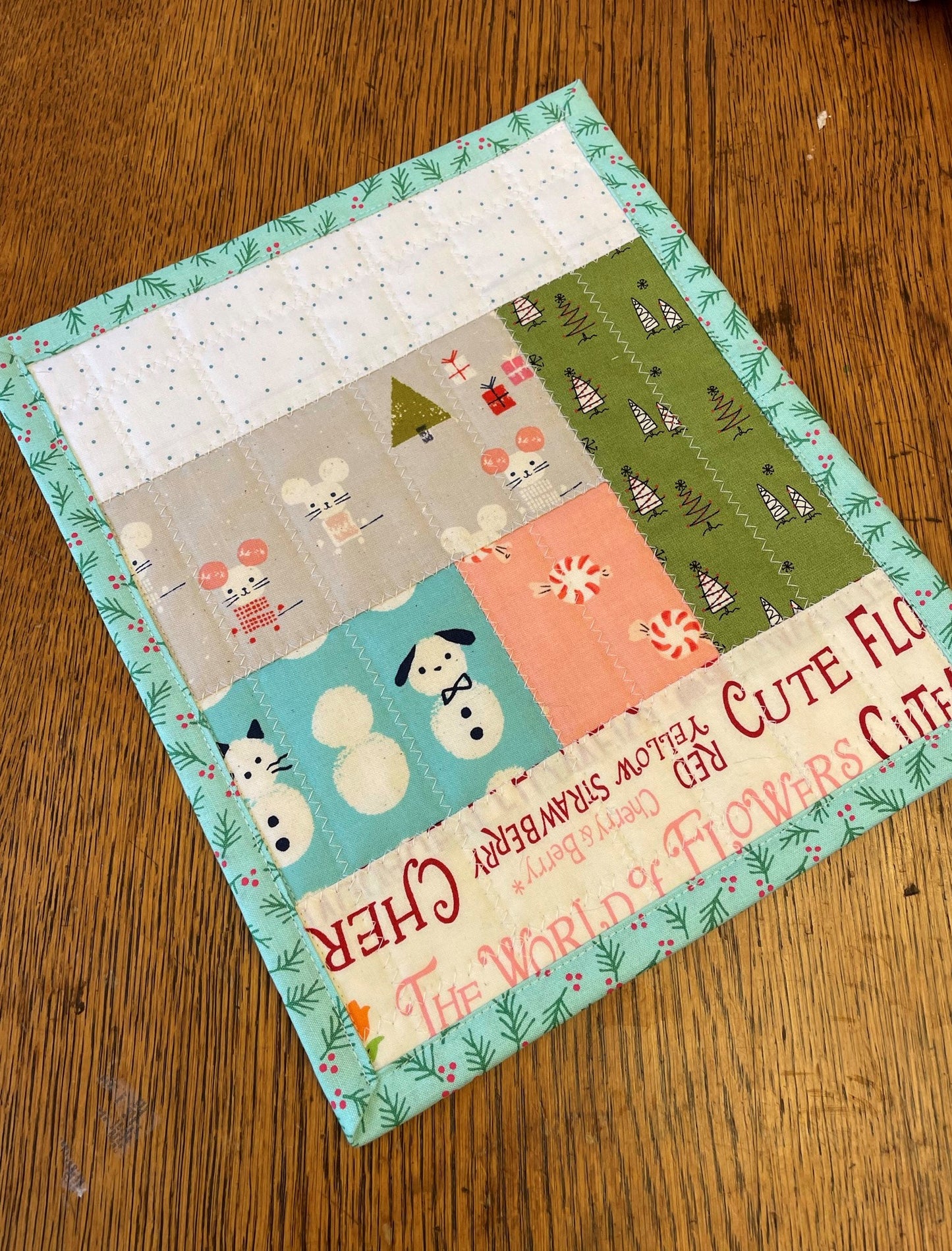 Holiday Table Mat Farmhouse Decor