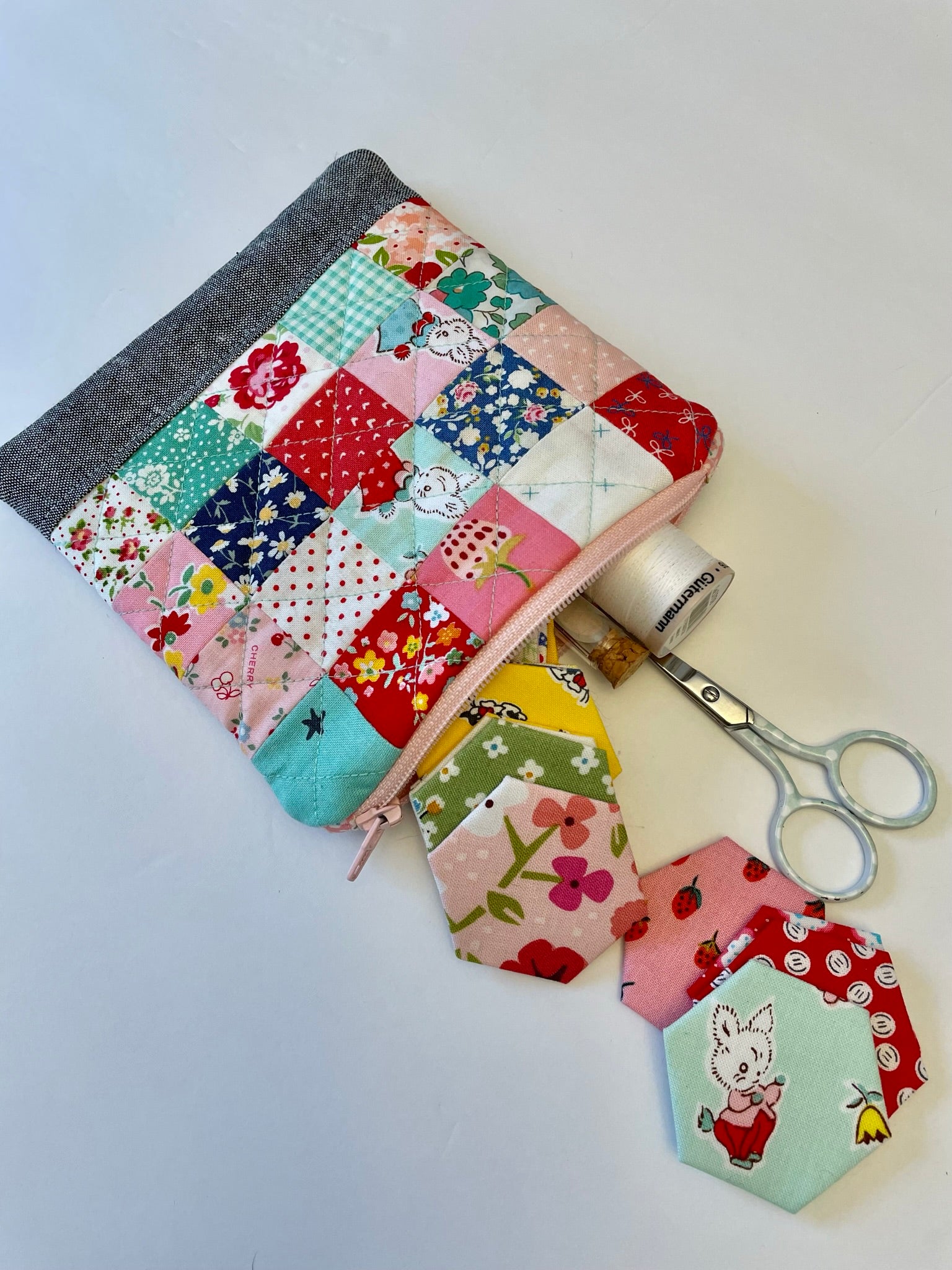 Patchwork 2025 zipper pouch