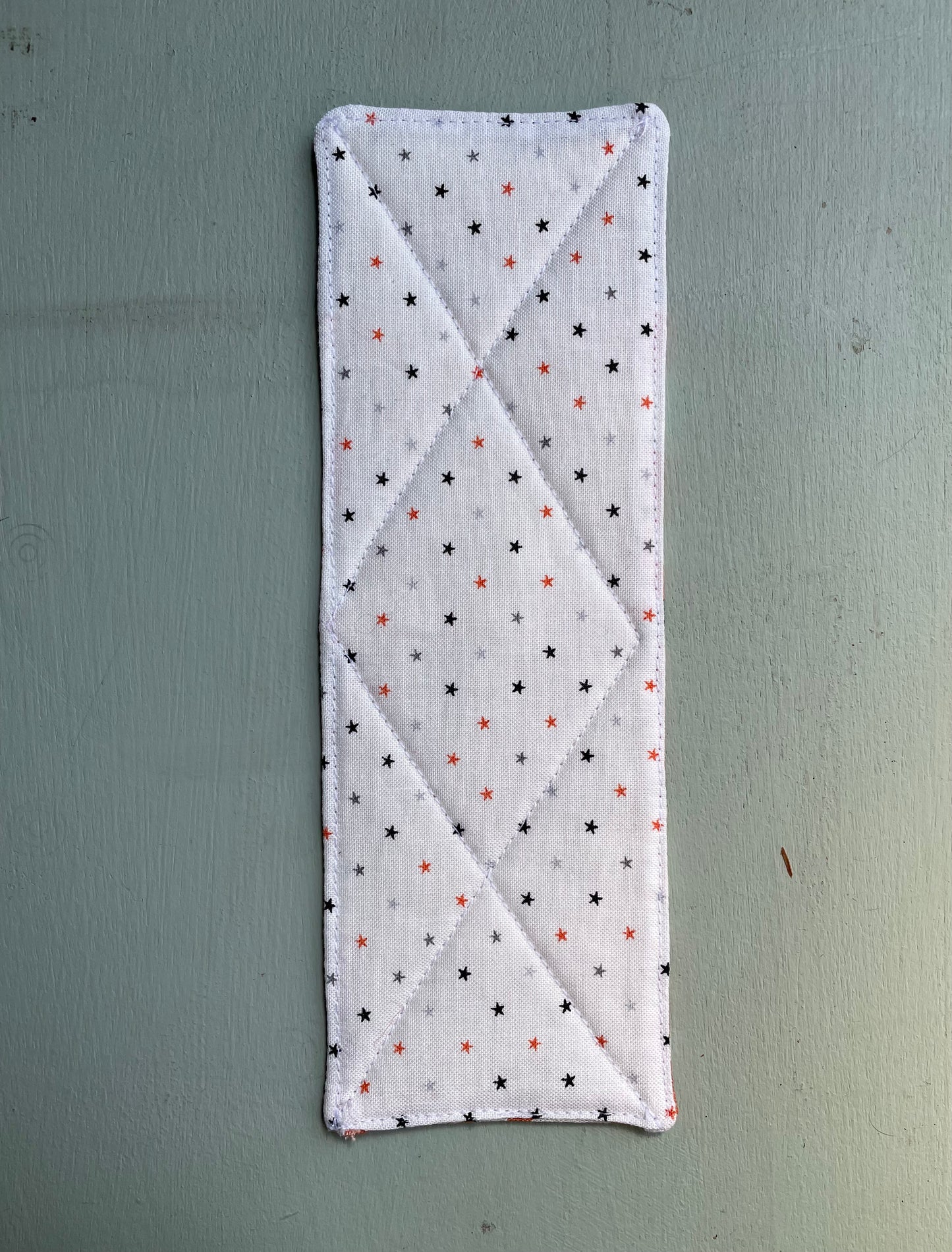 Pumpkin Quilted Bookmark