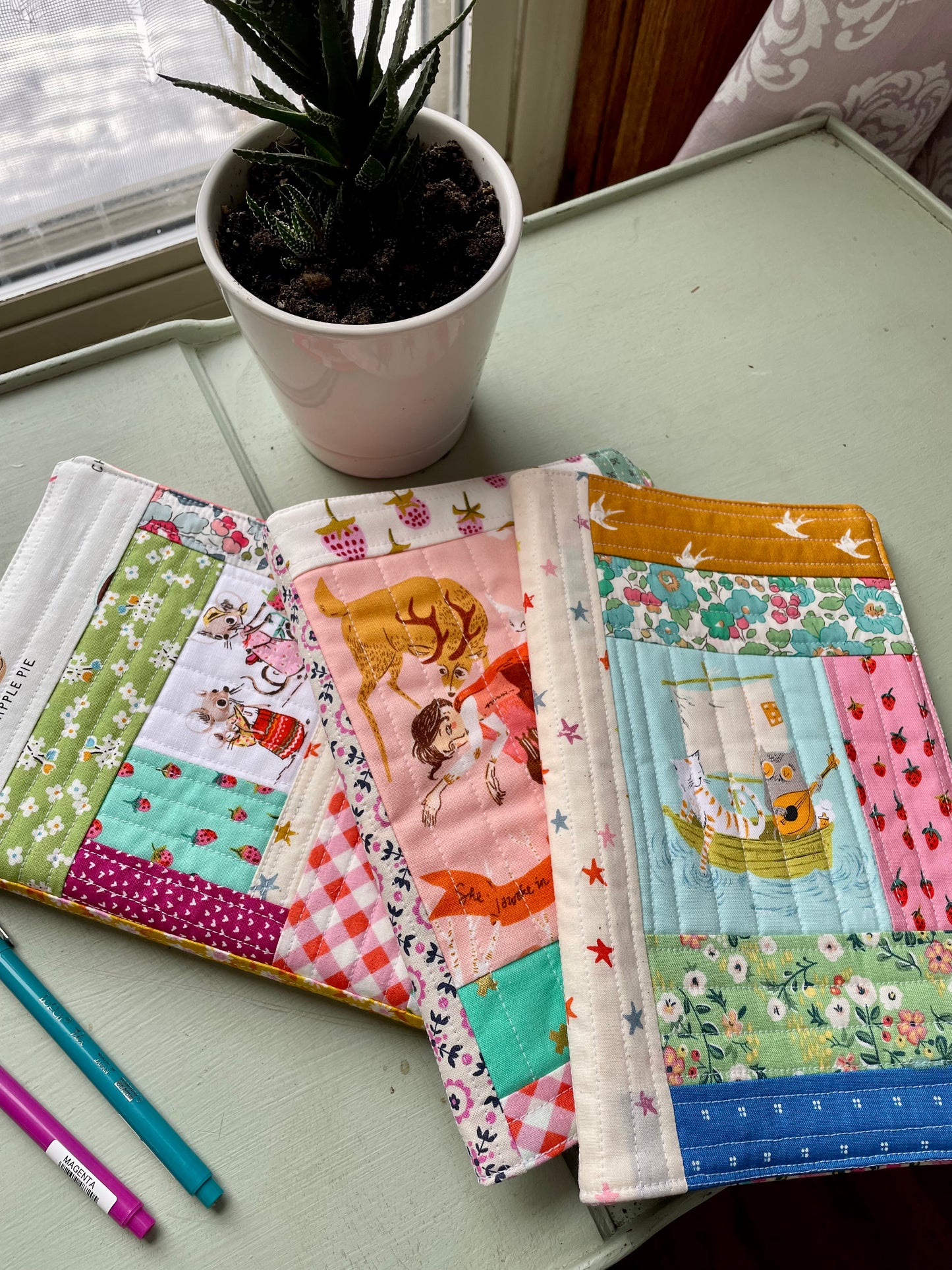 Quilted Patchwork Planner Cover