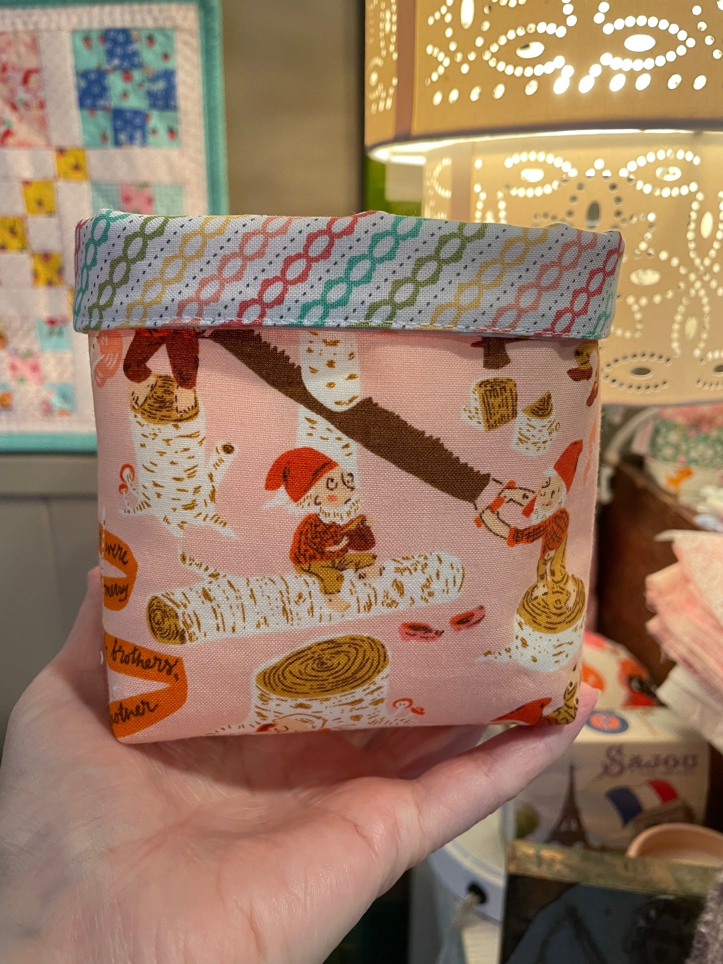 Gnome Fabric Bucket