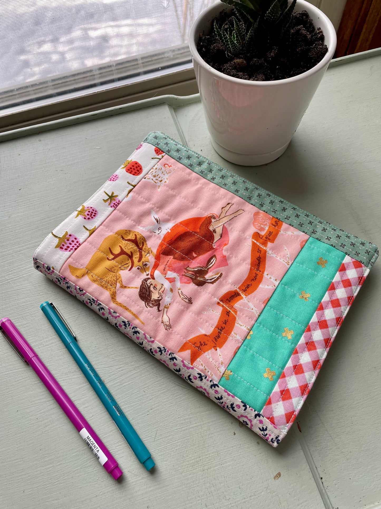 Quilted Patchwork Planner Cover